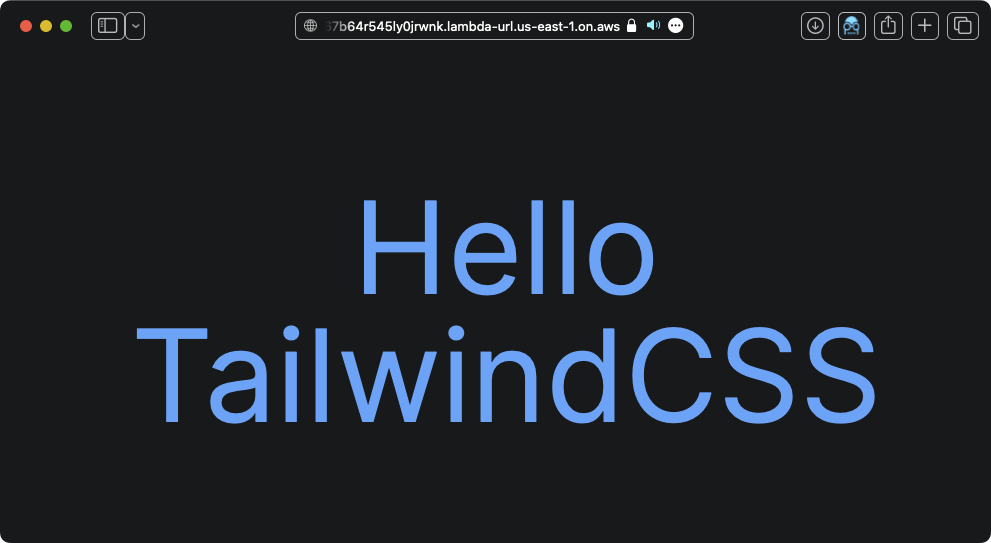 TailwindCSS on Rails on Lambda