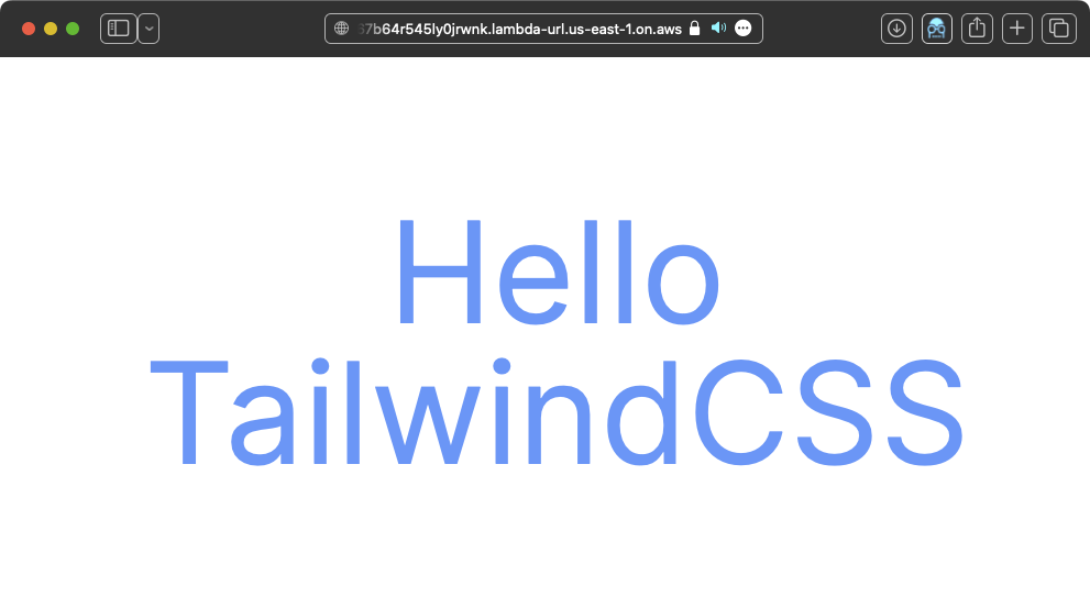 TailwindCSS on Rails on Lambda